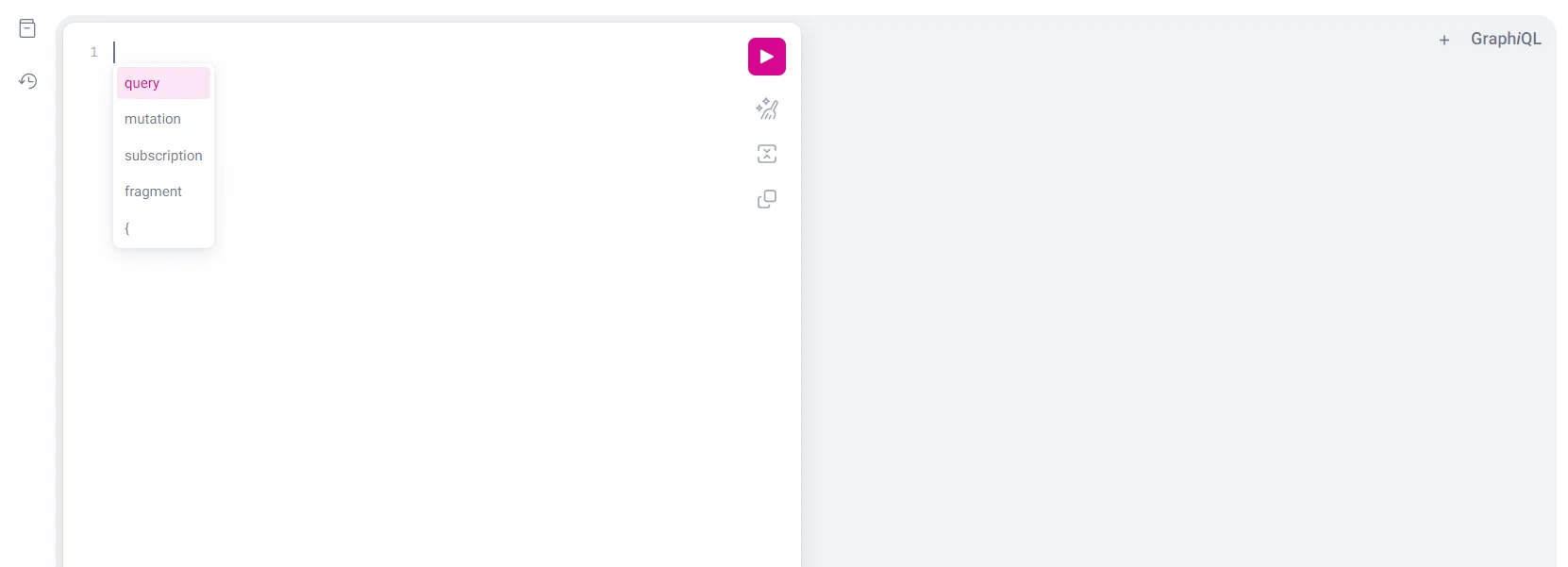 GraphQL (GraphiQL) Playgroud